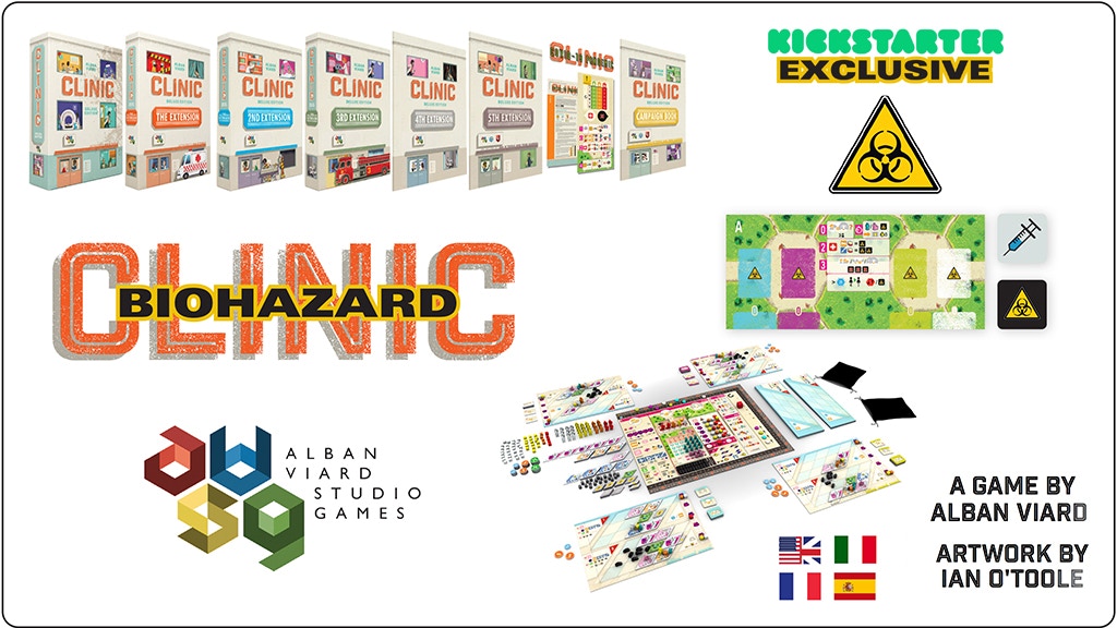 Clinic Deluxe Biohazard Expansion the final expansion! CrowdFinder