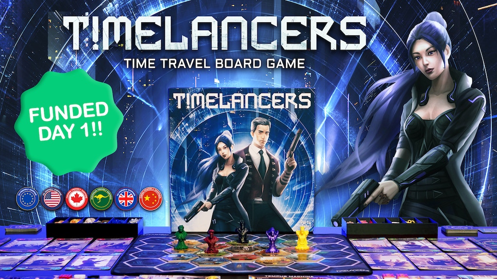 Timelancers Time Travel Board Game CrowdFinder