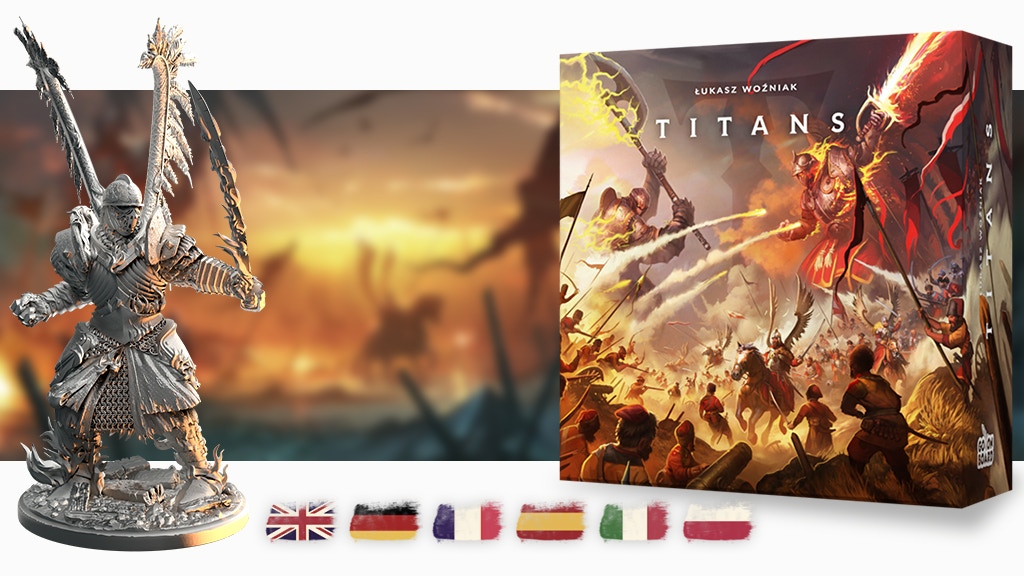 TITANS historical fantasy miniature board game CrowdFinder