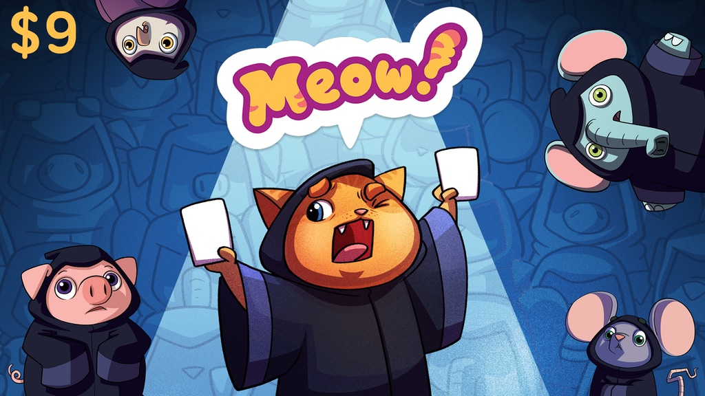 Meow! a party game for 312 players CrowdFinder